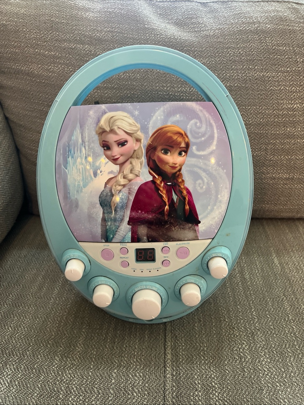 Disney Frozen Portable Karaoke Player - Light Blue